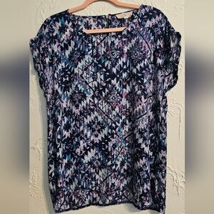 Pink Republic Lightweight Cap Sleeve Scoop Neck Top XL
